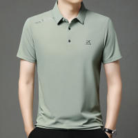 Camisa Polo Casual Para Hombre Con Insignia De Color Sólido Transpirable Y Cómoda Versátil Para Negocios Estilo Moderno - details 17
