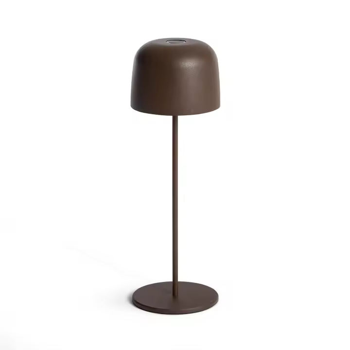 Ledkia Lámpara de Mesa LED Portátil para Exterior Aluminio con Batería Recargable Wink Negro - 1