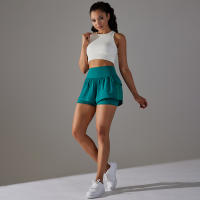 Shorts Deportivos De Mujer Para Gimnasio Y Tenis Con Bolsillos Pantalones Elásticos De Yoga Y Golf Entrenamiento Correr - details 29
