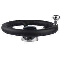 Volante De Remolque Marítimo De Acero Inoxidable De 11 Pulgadas Con 5 Radios Y Esponja Negra Accesorio De Barco Para Hardware Marítimo - details 6