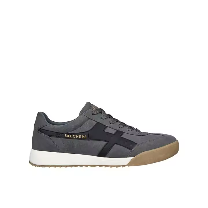Skechers Zinger - Manchego Zapatillas para hombre grises en ante y sintético 86615 - 1