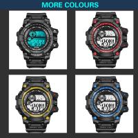 Reloj Deportivo Para Hombre YIKAZE Con Función De Cronómetro Y Contador Regresivo Resistente Al Agua Multifuncional Digital Reloj Militar De Exteriores Regalo - details 7