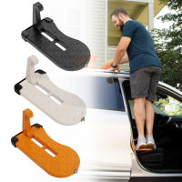 CAER Plegable Pedal De Puerta De Coche Latch Universal Punta De Seguridad Herramienta De Aluminio Pedal Auxiliar De Caminar - details 0