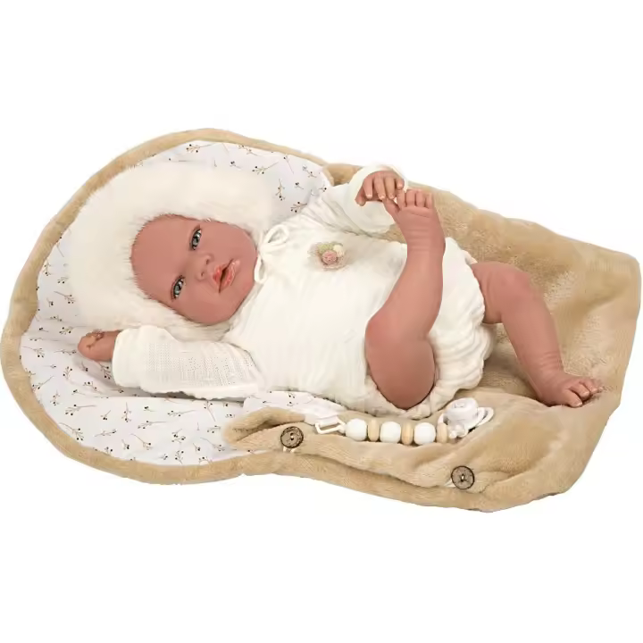 Muñeca Reborn Arias 40 Cm Alejandra Beige C/Nana - 1