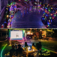 Luz De Hada RGBIC USB 5V 25/20/10M Con Control Remoto Y APP Bluetooth Para Decoración De Árbol De Navidad Y Guirnalda - details 2