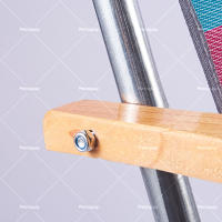 Silla plegable para exteriores, portátil, para camping, picnic, playa, ocio, oficina, con correa para el hogar, 100 x 50 cm - details 3