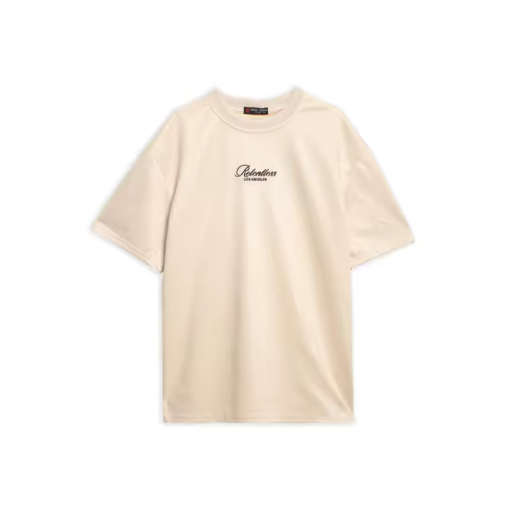 Camiseta Area Zero Beige Relentless Oversized Tee - 1