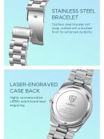 Reloj De Negocios De Lujo Para Hombres Acero Inoxidable 3Bar Impermeable Movimiento Japonés De Cuarzo Calendar Reloj De Pulsera - details 6