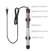 Calentador De Acuario Submersible 25W 30L/50W 60L Con Termostato Sensible Y Montaje Multiangulo Para Tanque De Tortuga - details 3