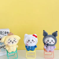 Llavero De Peluche Chiikawa Cosplay Sanrio Hello Kitty Kuromi Cubierta De Cabeza Usagi Colgante De Bolsa Accesorio De Anime - details 4