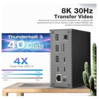 Estación de Acoplamiento Thunderbolt 3 18 In 1 USB C Docking Universal - details 3