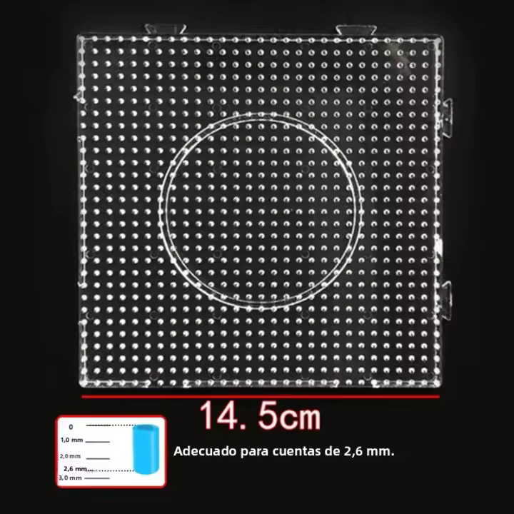 Perler Bolas Cuadradas 2.6mm/5mm Para Tablero De Puzle 3D Juguetes Educativos Para Niños Jigsaw Puzzle Brinquedos Unisex - 1