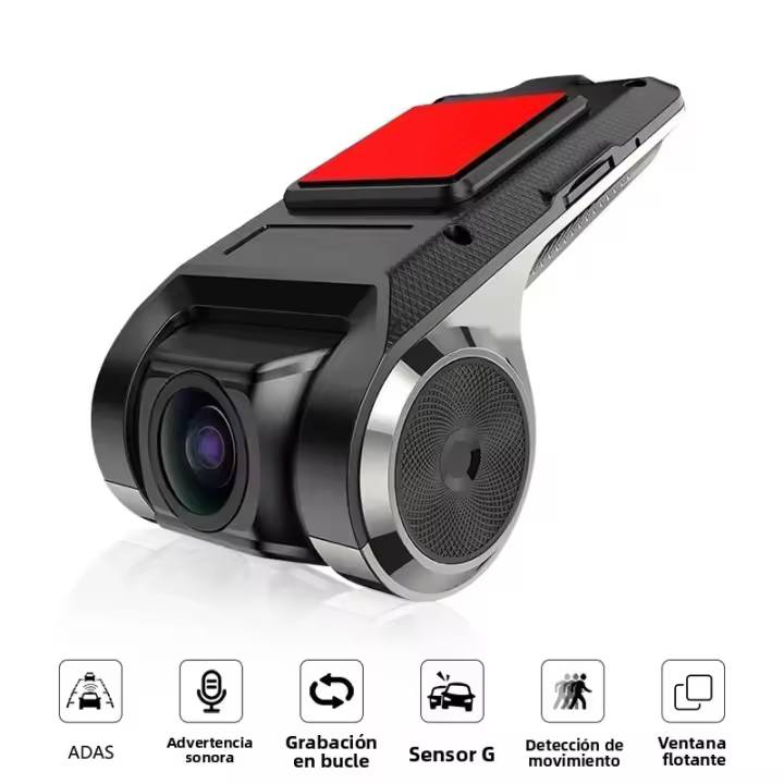 JMCQ Ultra Real 2K ADAS DVR De Coche Para Android Grabadora De Video Con Sensor G Cinta De Repetición Loop 2560x1440 USB - 1
