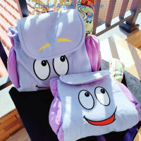 Mochila Grande De Anime Kawaii Dora El Explorador Para Niños Mochila Escolar De Capacidad Amplia Estudiante A4 Regalo Ideal - details 2