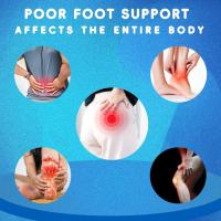 Plantillas De Pie Unisex Con Terapia Magnética Ortopédicas Para Calzado Perder Peso Adelgazante Masajeador De Acupuntos Soporte De Arco Antifatiga - details 2