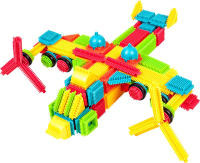Juguetes De Bloques De Construcción DIY Para Niños Educativos Interactivos De Modelado Con Bloques Interconectables Para Niños Pequeños Asamblea Familiar - details 6
