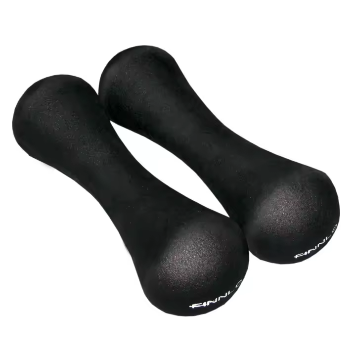 Mancuernas de Neopreno Negro Hammer 3 Kg para Entrenamiento de Brazos, Hombros y Espalda - 1