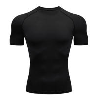 Camiseta De Compresión Para Hombre Running Quick Dry Camiseta De Fútbol Para Fitness Gimnasio Deportiva Transpirable Con Mangas Cortas - details 7