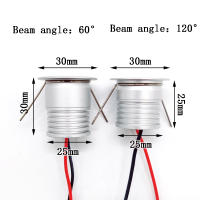Mini LED 12V Luz De Punto Para Techo Armario Plata Para Fiesta En Dormitorio KTV DJ DIY Escaleras Spot Lights Ajustable En Brillo - details 4