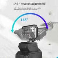 Spotlight LED Portátil De 3 Pulgadas Luz De Advertencia Para Pesca Y Emergencias Compatible Con Baterías Makita/Dewalt/Milwaukee 18V - details 2