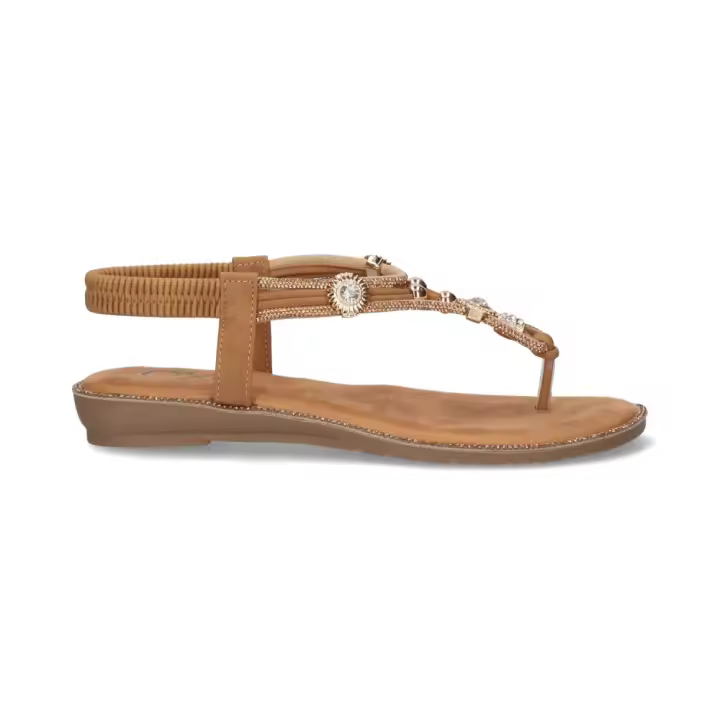 Sandalias planas de Mujer EXE 8013-5 BROWN ESCLAVA STRASS BROWN 35804 25V - 1