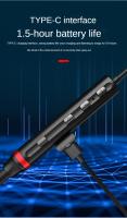 Auriculares Inalámbricos Lenovo HE05XII Con Micrófono Cancelación De Ruido Resistente Al Agua Para Deporte Estilo Colgante Magnético Impermeables Con Micrófono - details 8