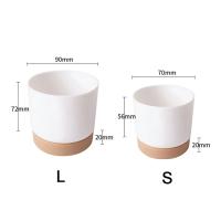 Maceta Autoidal Para Plantas Pequeñas Y Suculentas Doble Capa Con Almacenamiento De Agua Estilo Clásico Material Plástico - details 1