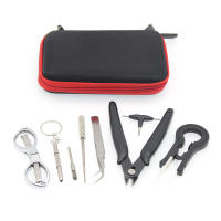 Kit De Herramientas Para Vape 9 En 1 Mini Billetera De Vape Con Jig De Bobina Aretes Y Tijeras Herramientas De Reparación Para Cigarrillos Accesorios De Vape - details 19