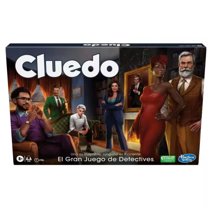 Juego de Mesa Cluedo - Juego Cluedo rediseÃ±ado para 2 a 6 Jugadores - Juegos de Misterio - Juegos de Detective - Juegos para Toda la Familia - Juegos para niños y Adultos - 1
