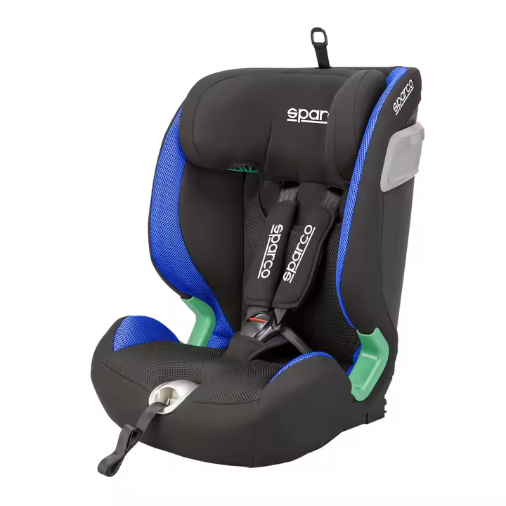 SILLAS PARA NIÑOS SPARCO SK5000I ECE R129/03 AZUL GRUPO I-II-III - 1