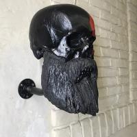 Soporte De Pared Para Casco De Motocicleta Creativo Y Fresco En Forma De Cráneo Soporte De Almacenamiento Para Chaquetas Y Cascos De Bicicleta Decoración Para La Pared Unisex - details 10