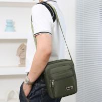 Bolso Bandolera Para Hombre 2024 Nueva Marca Nylon Gris Gran Tamaño Bolsa De Mano Casual Para Viajes Y Negocios Bolsa De Hombro Estilo Chaleco - details 11