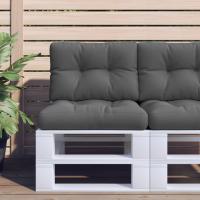 vidaXL Cojines para palets 2 unidades tela en color Beige/Verde/Gris y más | acolchados duraderos para sofás de jardín terraza exterior - details 9