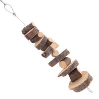 Juguete Masticable Para Conejos Y Hamsters Hecho De Madera Natural Para Moler Los Dientes De Animales Pequeños Como Guineapicos Y Sapos - details 1