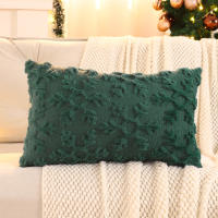 Funda De Cojín Navideña En Forma De Copo De Nieve De Algodón Poliéster Suave Para Decoración De Invierno Para Sala De Estar - details 12