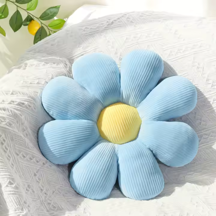 Cojín De Sembrador De Girasoles Cojín De Asiento Con Diseño De Margarita Alfombra De Flor Juguete De Poliéster Para Oficina Regalo De Navidad Y Halloween - 1