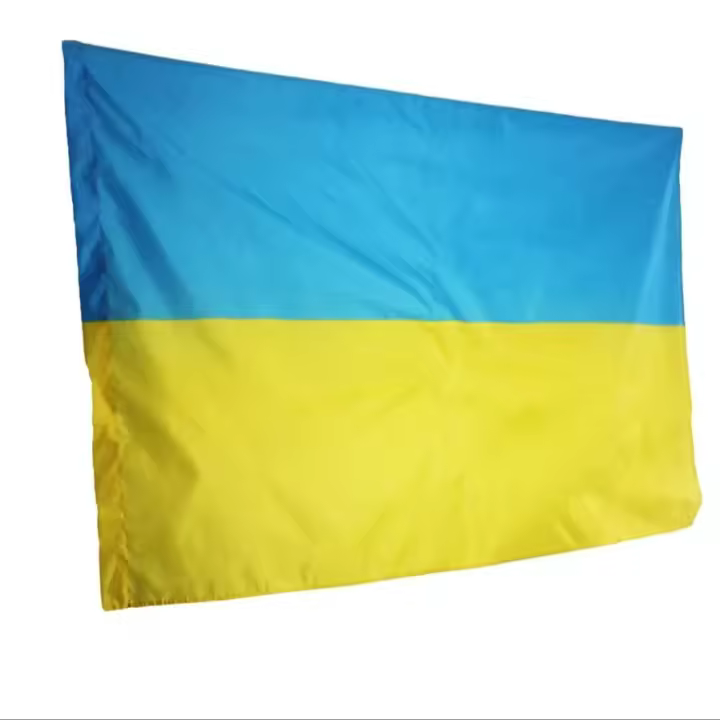 Bandera De Ucrania 90x150 Cm Polyester Ligero Decoración Nacional Para Fiestas Y Eventos Poliéster Impreso Bandera De Pais - 1