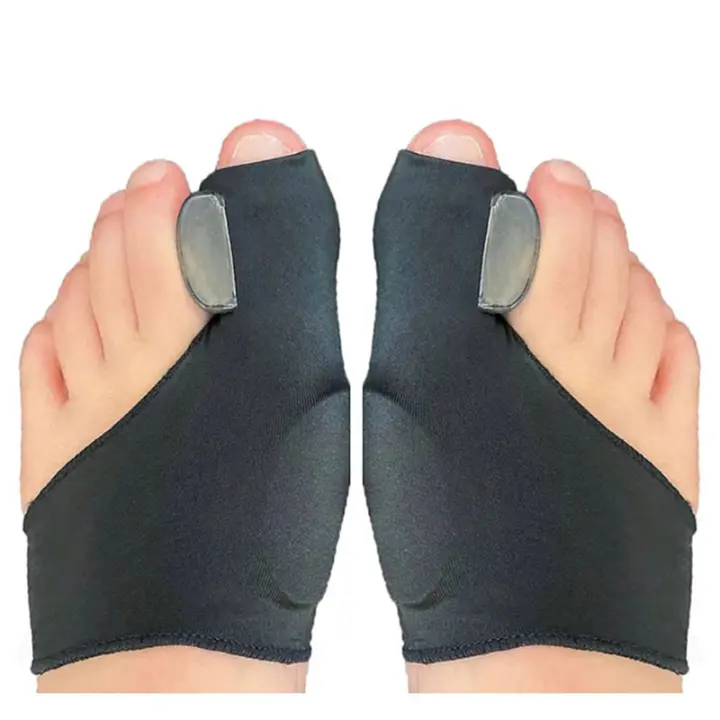 Corrector De Bollo Y Dedo Hallux Valgus 2Pcs Separador De Dedos Ortopédico Para Alivio Del Dolor De Pies Herramienta De Corrección Pedicura - 1