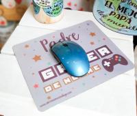 Alfombrilla de ratón para papá "Padre de día, gamer de noche". Aires Nuevos. Regalos. Día del padre. Original. Personalizados. Diseños propios.  Un regalo que no falla. Porque papá se lo merece. - details 1