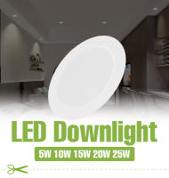 Lámpara De Techo Redonda LED Intalada En Recessed 5W 10W 15W 20W 25W Luz De Punto Para Interior 6000K Blanco Frío AC220V Para Sala De Estar Y Dormitorio - details 0