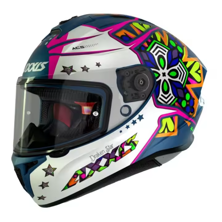 Casco Moto Casco Axxis Draken S Star   Ce U - 1