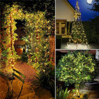 Luces De Cadena LED Solar Para Exterior Impermeables Decoración De Jardín Navidad Farolillos De Aire Festivos - details 9