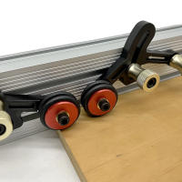 Guías De Acción Unidireccional Para Tallado En Madera Herramienta Auxiliar De Seguridad Anti Rebound Precisión Cortada Limpia Placa De Localización De Plata Aluminio - details 15