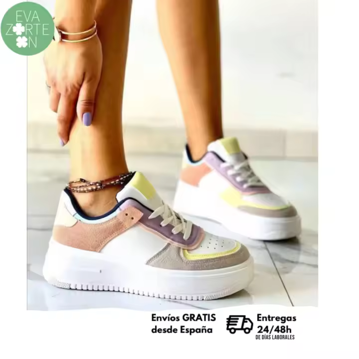 EVA ZORTEON- Zapatillas de Deporte Plataforma Mujer | Ligero y Transpirable - 1