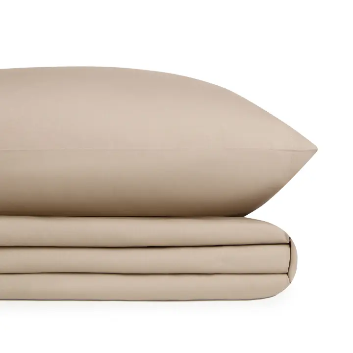 TEXTURA Sábana algodón percal Best 2 color marron tabacoDisponible en: cama 80-90cm/cama 135-140cm/cama 150-160cm/cama 180-200cm - 1