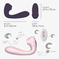 ESTIMULADOR CON MANDO INALÁMBRICO VIBRADOR MODELO POOKIE+ CRUSHIOUS COLOR ROSA JUGUETES SEXUALES - details 1