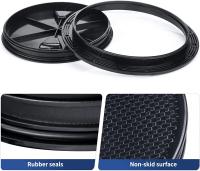 Tapa De Inspección Redonda Antideslizante Para Barco Hatch 4" 6" 8" De ABS Con Cubierta Desmontable Para Yate Marítimo - details 12