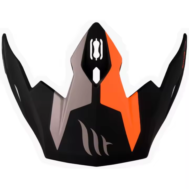 Visera de casco de moto Streetfighter Twin Naranja,Negro,Gris Mt Helmets - 1