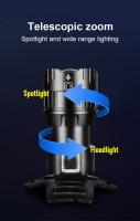Linterna Frontal Super Potente XHP360 COB Con Zoom Telescópico Luz LED Rechargeable USB Para Pesca Nocturna Rescate Caving Y Caza - details 11