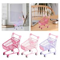Carrito De Compras Miniatura Para Juguete Casa De Muñecas Almacenamiento De Muebles Y Accesorios Para Oficina Y Hogar Material Metálico Decoración De Escritorio Regalo Para Niñas - details 3